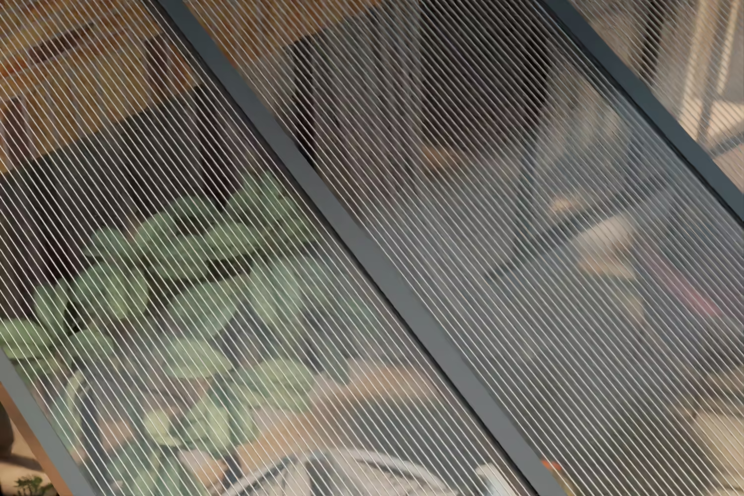 Aluminium Gartenzimmer Anthrazit mit Glasschiebewänden 6063-T6 Legierung