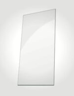 Klarglas-Schiebetuer