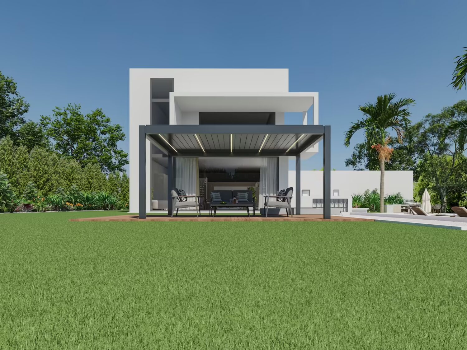 Lamellendach-4x5m-Anthrazit