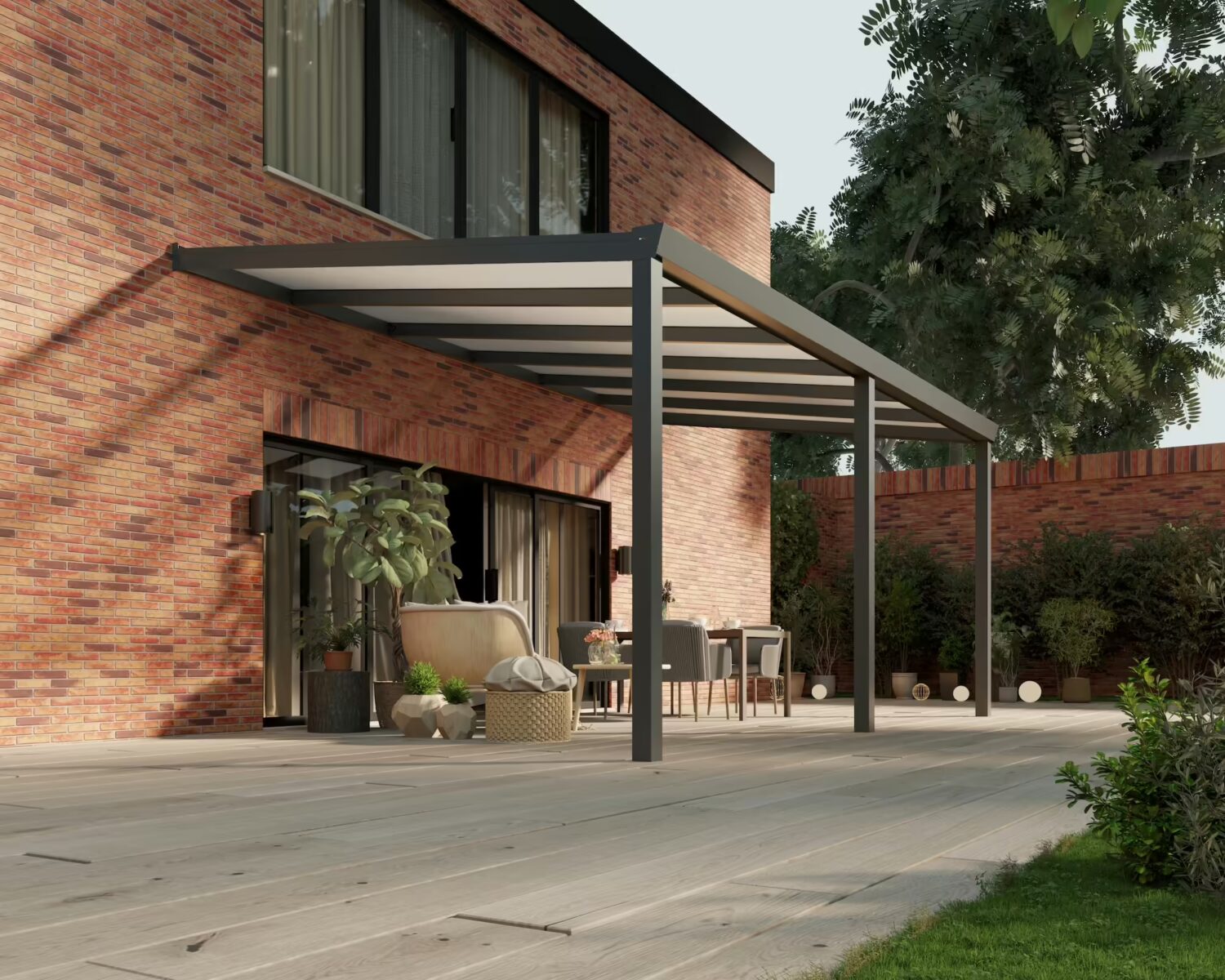 terrassenüberdachung-Polycarbonat-6x3,5m-Anthrazit-Opal-modern25_BottomLeftPerspective