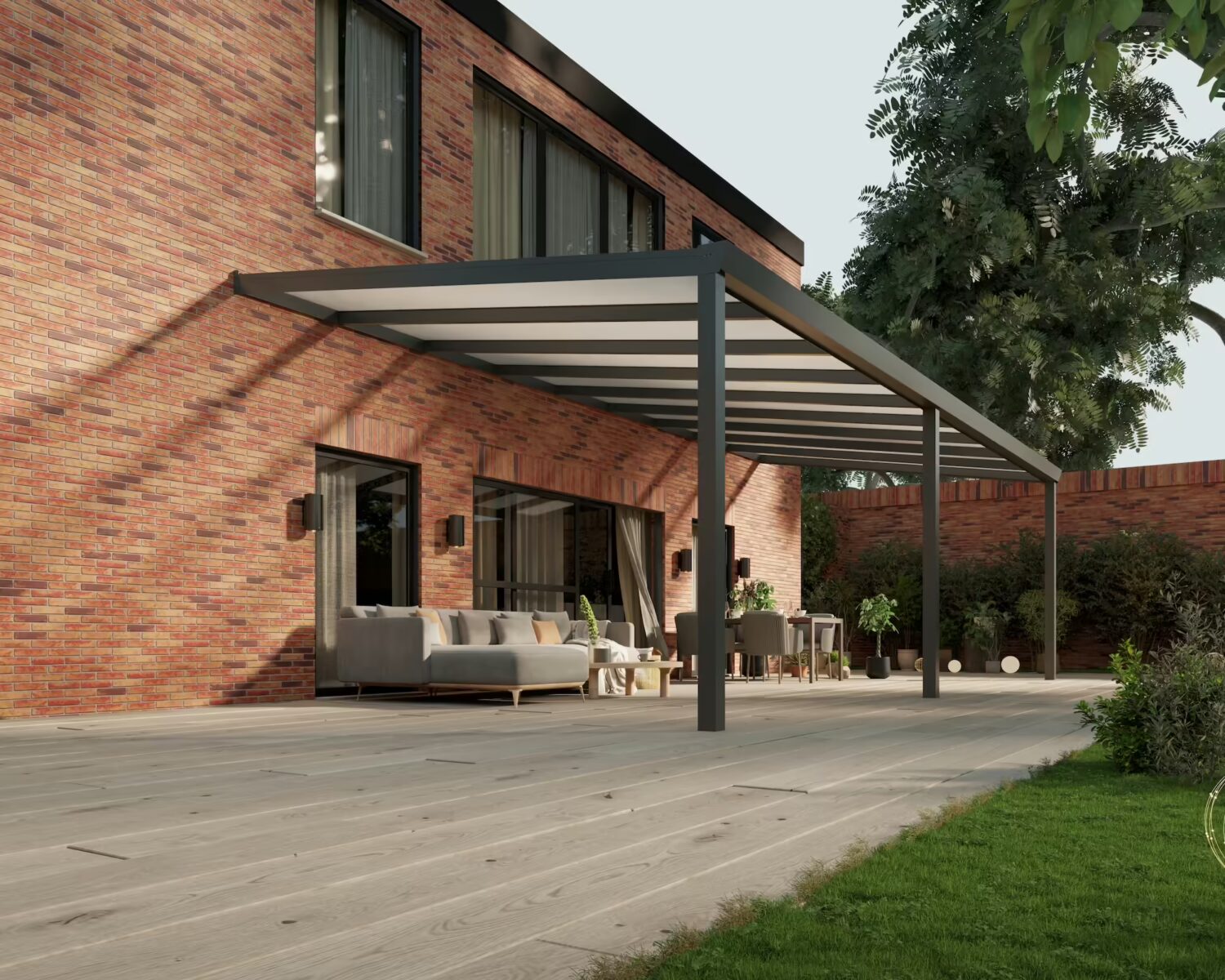 terrassenüberdachung-Polycarbonat-9x4m-Anthrazit-Opal-modern25_BottomLeftPerspective