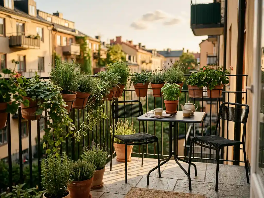 Welche Gartenmöbel passen auf einen kleinen Balkon?