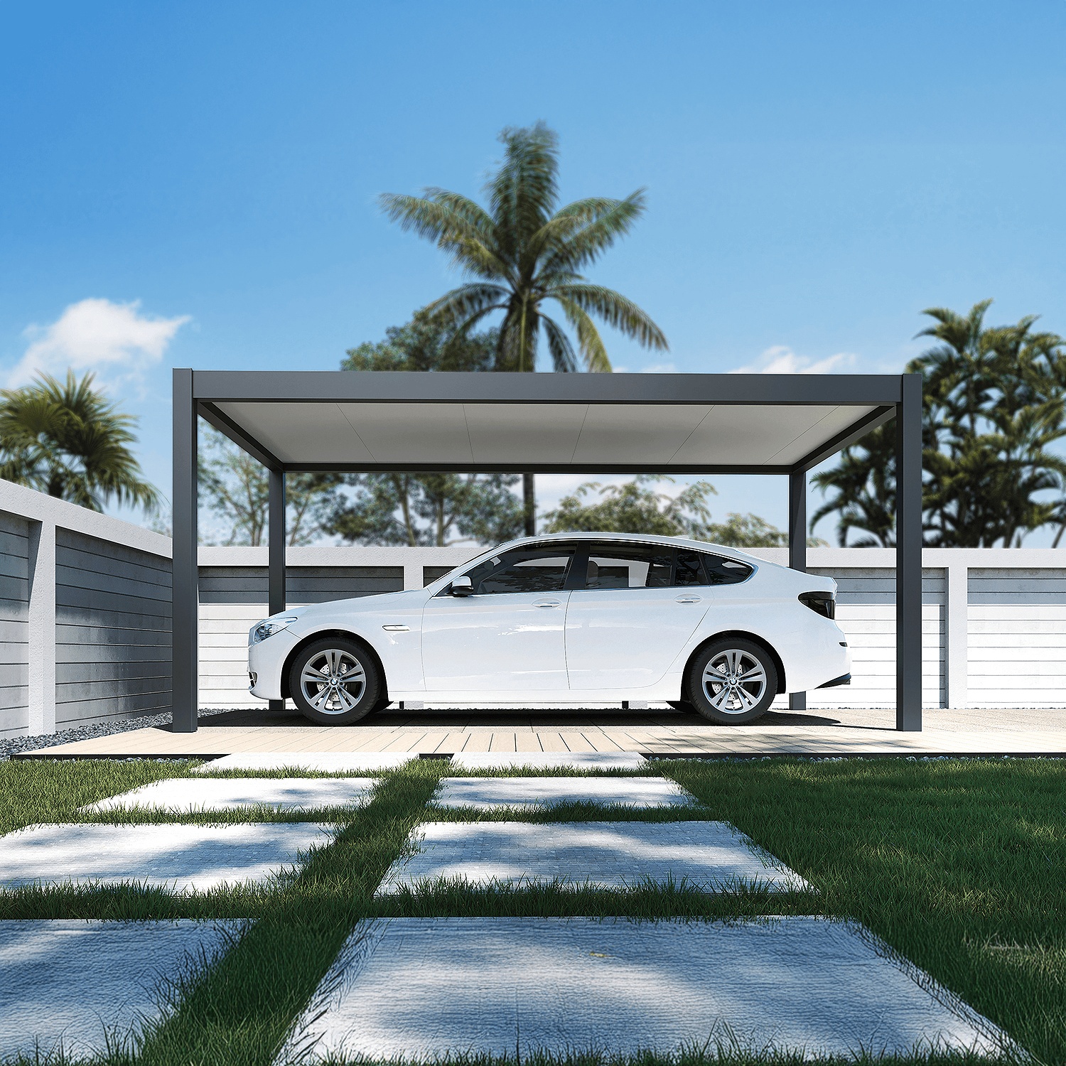 Was unterscheidet eine Terrassenüberdachung von einem Carport?