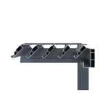 Lamellendach Premium 4 x 3.5 Meter Anthrazit – Lamellenstellung 45°