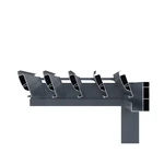 Lamellendach Premium 6 x 3.5 Meter Anthrazit – Lamellenstellung 110°