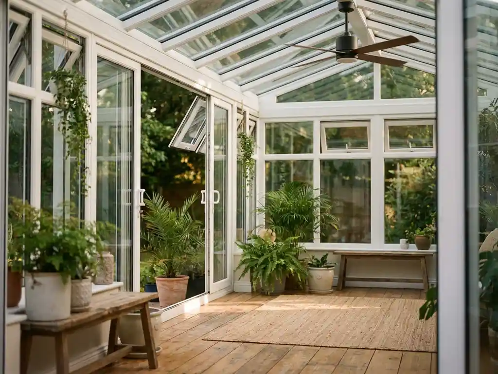 Wie kühlst du einen Wintergarten im Sommer?