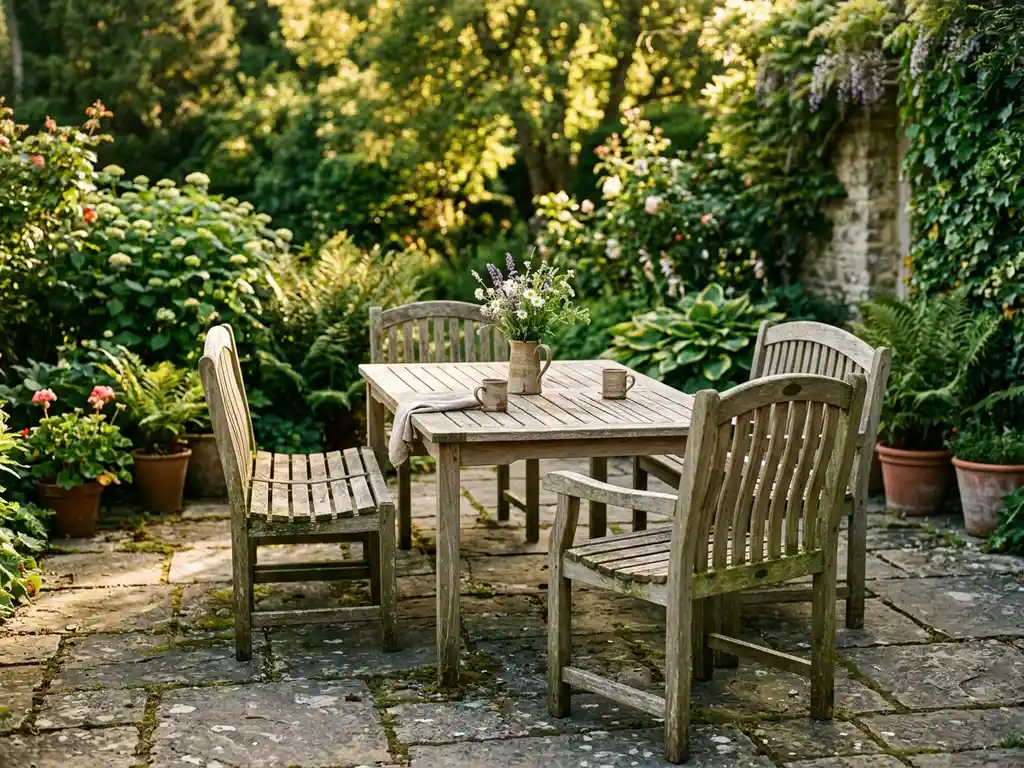 Alte Gartenmöbel aufarbeiten: reinigen, reparieren oder ersetzen?