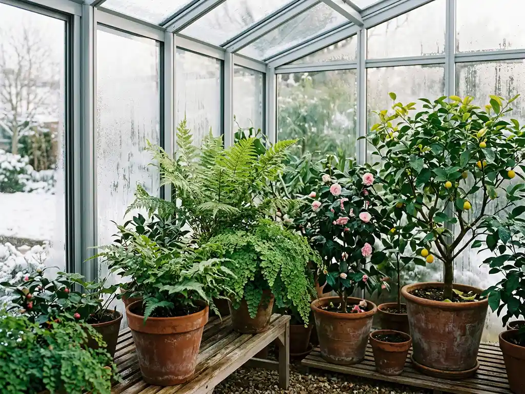Welche Pflanzen passen in einen unbeheizten Wintergarten?